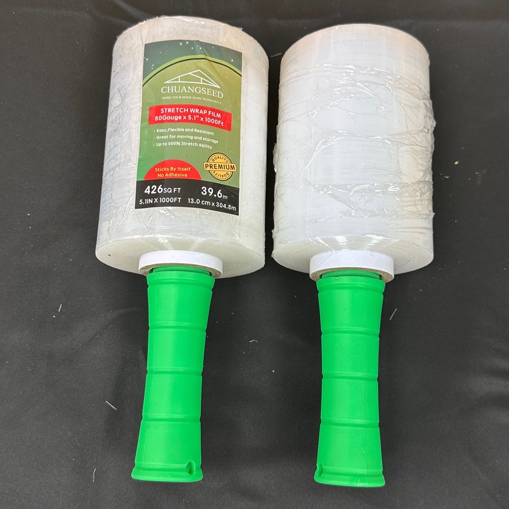 Chuangseed Stretch Wrap Film with Green Handles